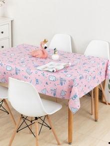 椭圆形网红桌布图片,椭圆美桌布，打造时尚家居空间