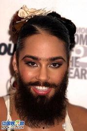 大胡子明星,风采独具，星光熠熠