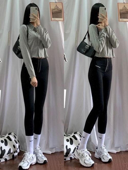 网红袜配鲨鱼裤图片,潮流新风尚一触即发