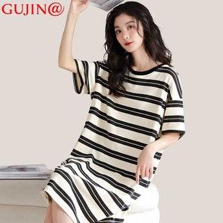 网红睡衣中袖,袖子设计引领时尚新风尚